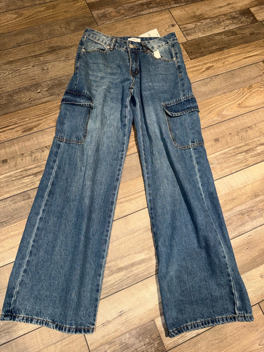 Forever 21 Size 25 Cargo Jeans NWT